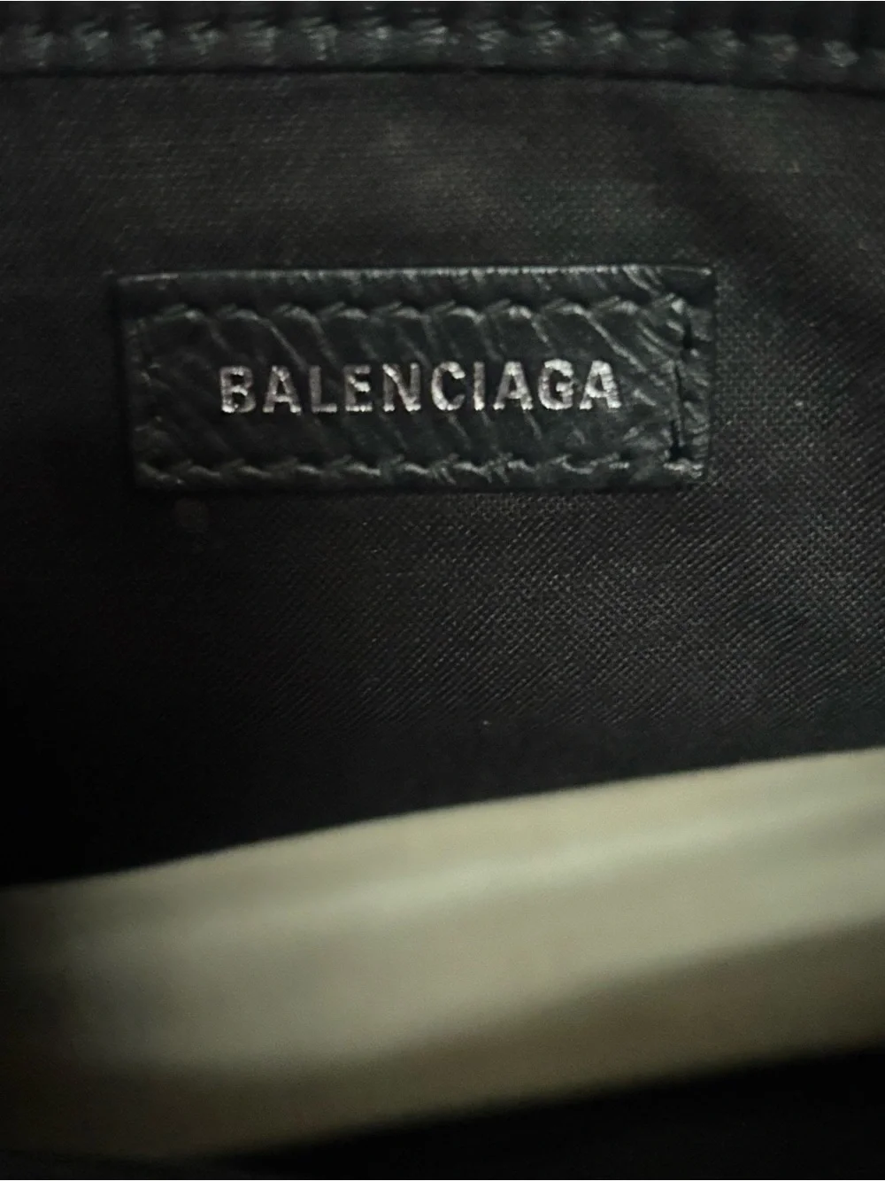 Balenciaga Extra Small Cabas Canvas Satchel with Pouch